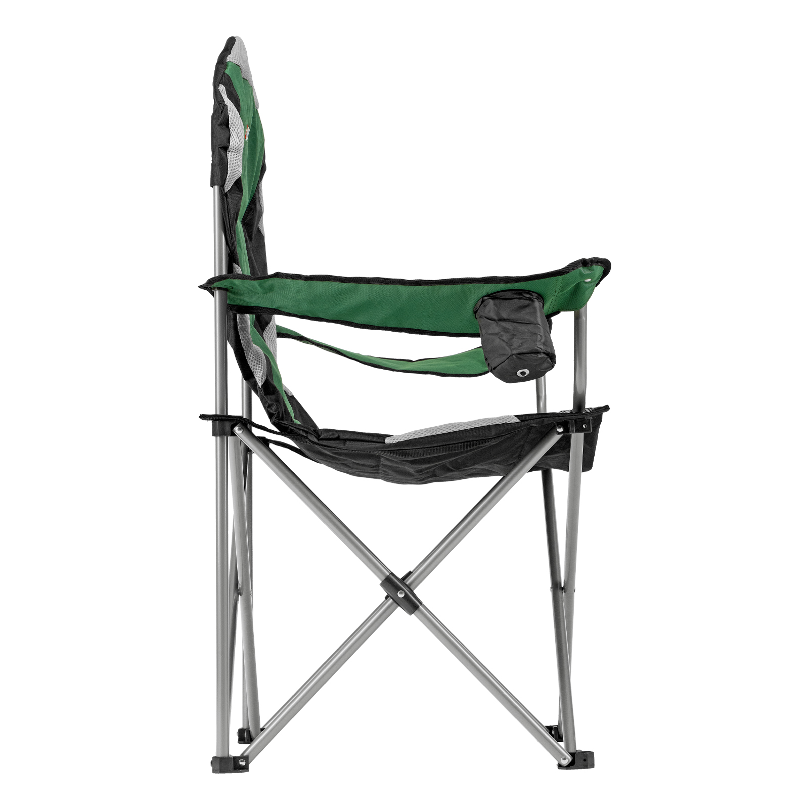 Кресло складное с подлокотниками и подстаканником, 60 х 60 х 110/92 см, Camping Palisad