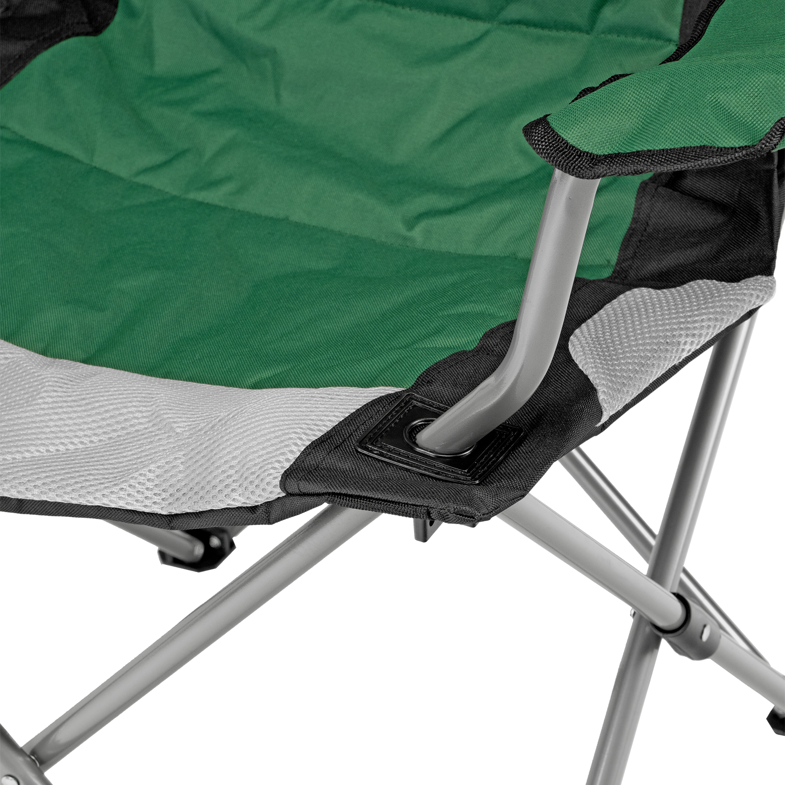 Кресло складное с подлокотниками и подстаканником, 60 х 60 х 110/92 см, Camping Palisad